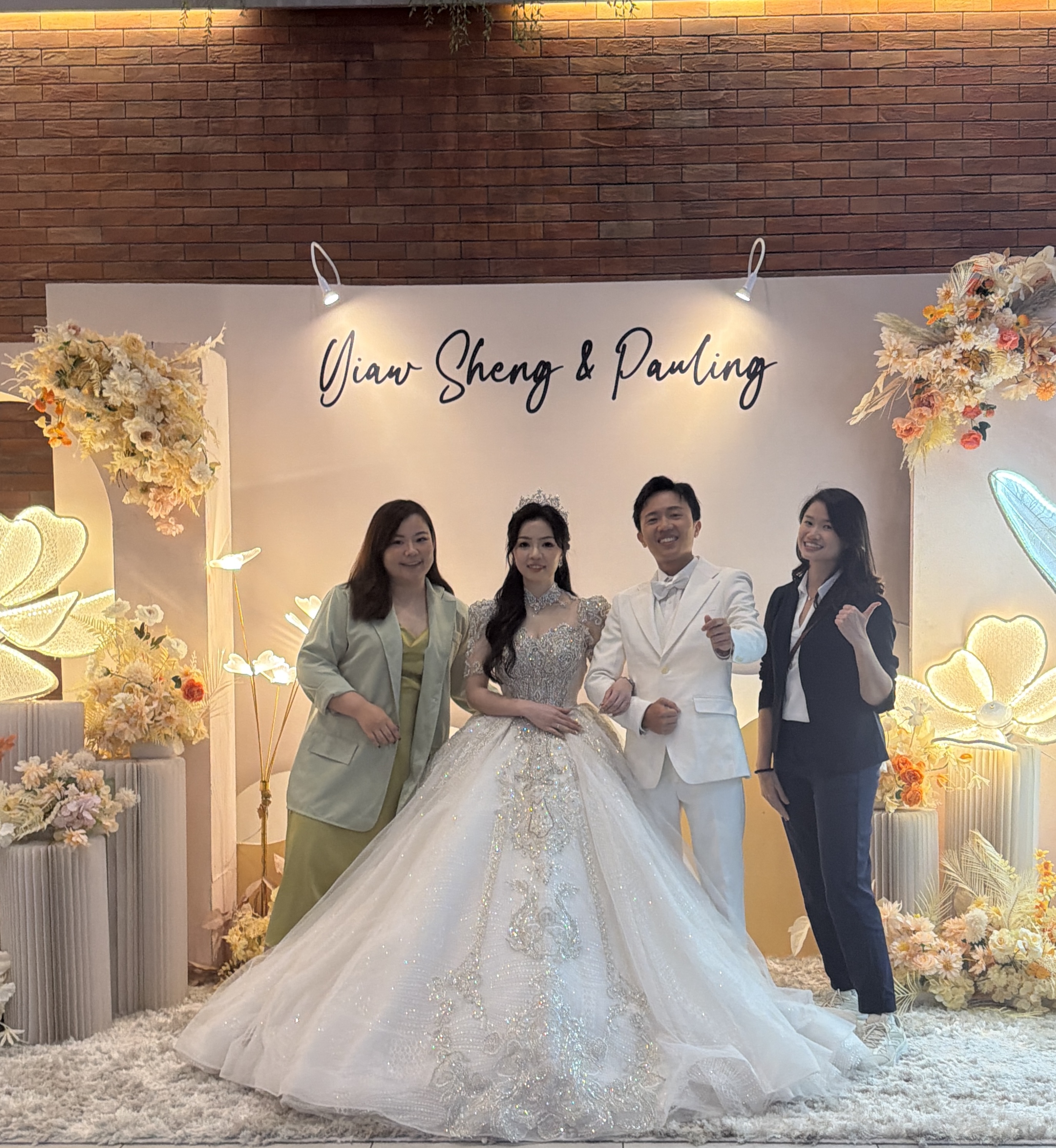 Wedding testimonial from Pauling & Sheng